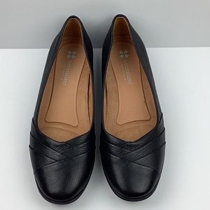 NWOT Naturalizer N5 Contour Black Leather Flats